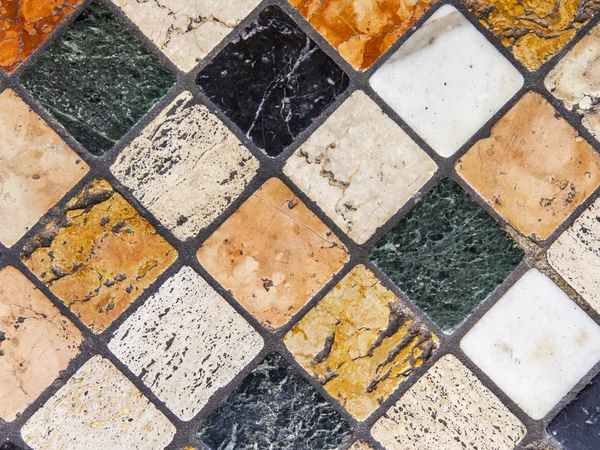 Old Sidewalk Paved Stone Tile Texture — Stock Photo, Image