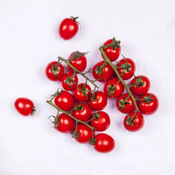 Fresh Cherry Tomatoes Table — Stock Photo, Image