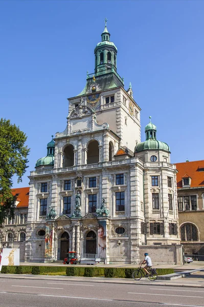 Мюнхен Германия Августа 2018 Года Типичная Архитектура Города Историческое Здание — стоковое фото