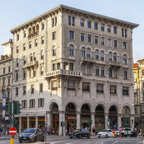 Trieste Agosto 2019 Bella Strada Pittoresca Nella Parte Storica Della — Foto Stock