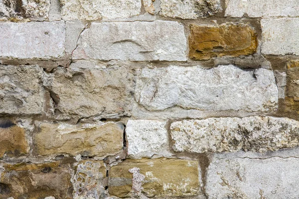 Surface Old Stone Porous Wall — Stock Photo, Image