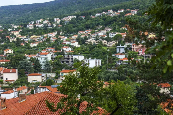 Trieste Itália Agosto 2019 Moradias Residenciais Costa Mar Nos Subúrbios — Fotografia de Stock