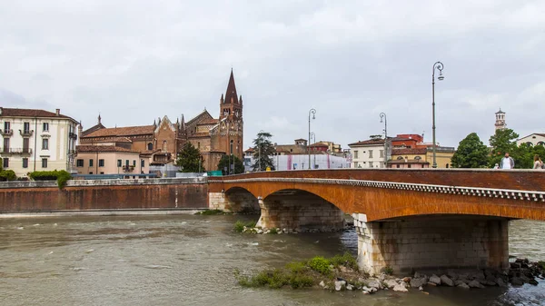 Verona Italien April 2019 Malerischer Panoramablick Auf Die Küste Von — Stockfoto