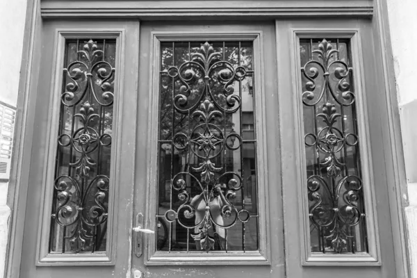 Trieste Italien Augusti 2019 Ett Fragment Fasaden Typisk Byggnad Gamla — Stockfoto