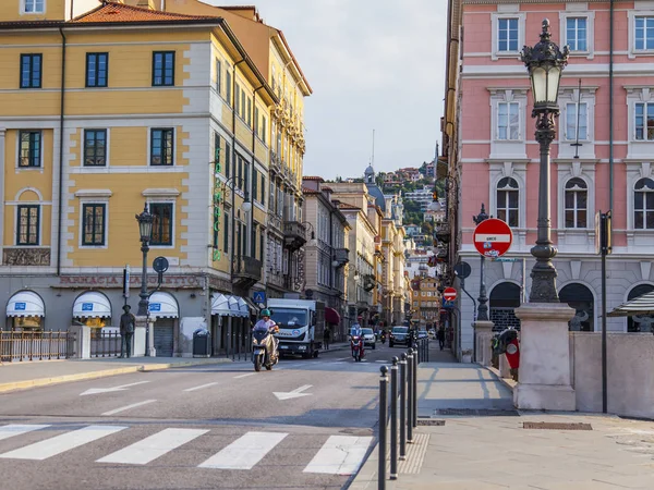 Trieste Italië Augustus 2019 Prachtige Pittoreske Straat Historische Stad — Stockfoto