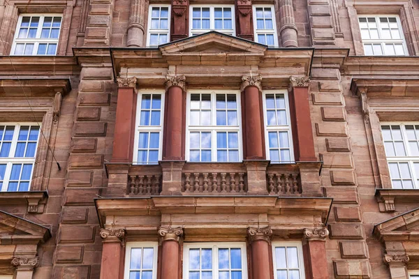 Нюрнберг Германия Августа 2018 Года Фрагмент Типичного Архитектурного Комплекса Старом — стоковое фото