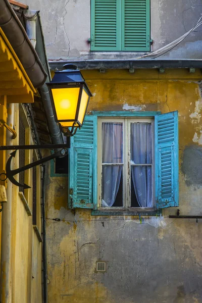 Villefranche Sur Mer France Жовтня 2019 Типова Архітектура Провансу Фрагмент — стокове фото