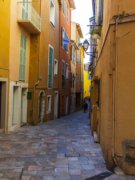Villefranche Sur Mer France October 2019 Typical Urban View Picturesque — Stock Photo, Image