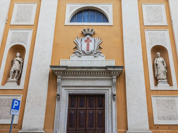 Verona Italia Agosto 2019 Fragmento Arquitectónico Típico Una Iglesia Ciudad — Foto de Stock