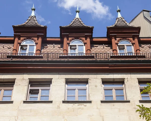 Neurenberg Duitsland Augustus 2018 Een Fragment Van Een Typisch Architectonisch — Stockfoto