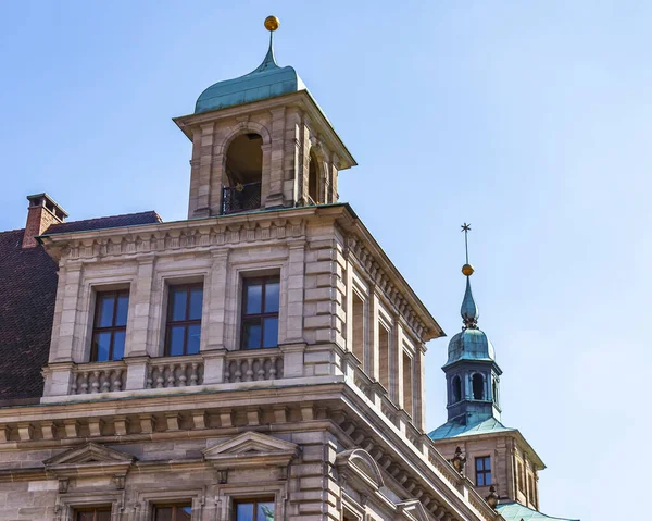 Nuremberg Alemania Agosto 2018 Fragmento Complejo Arquitectónico Típico Ciudad Vieja —  Fotos de Stock