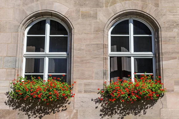 Neurenberg Duitsland Augustus 2018 Een Fragment Van Een Typisch Architectonisch — Stockfoto