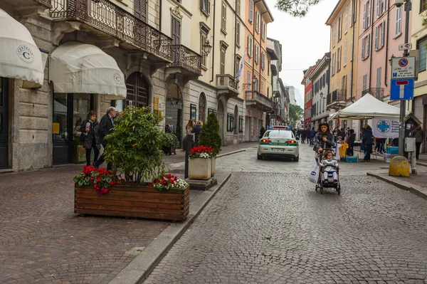 Lecco Italy February 2020 Typical Urban View Historic Building Area — Stock Photo, Image