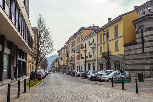 Lecco Italy February 2020 Typical Urban View Historic Building Area — Stock Photo, Image