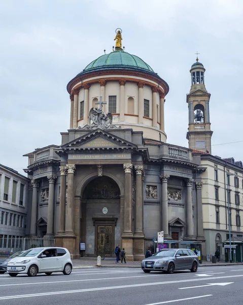 Бергамо Италия Февраля 2020 Года Церковь Непорочной Девы Марии Chiesa — стоковое фото