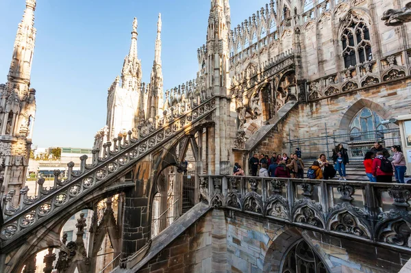 Milan Italie Février 2020 Une Des Attractions Ville Est Cathédrale — Photo