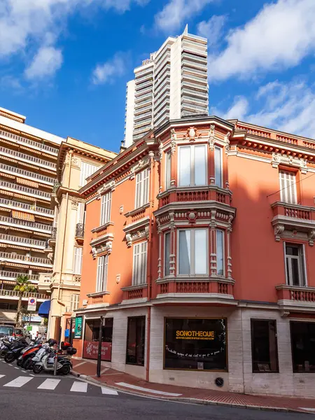 Monte Carlo Monaco October 2020 City View Multi Storey Residential — Stock Photo, Image
