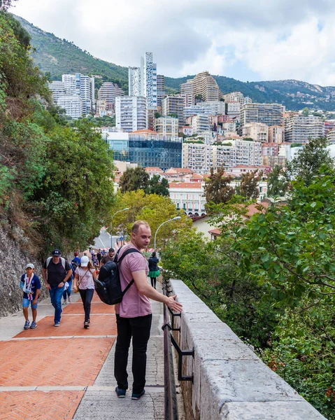 Monte Carlo Monaco October 2020 City View Multi Storey Residential — Stock Photo, Image