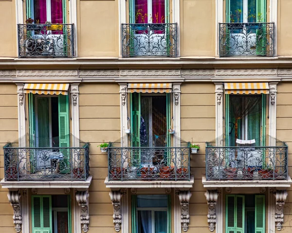 Monte Carlo Monako Października 2019 Typowe Szczegóły Miejskiego Zespołu Architektonicznego — Zdjęcie stockowe