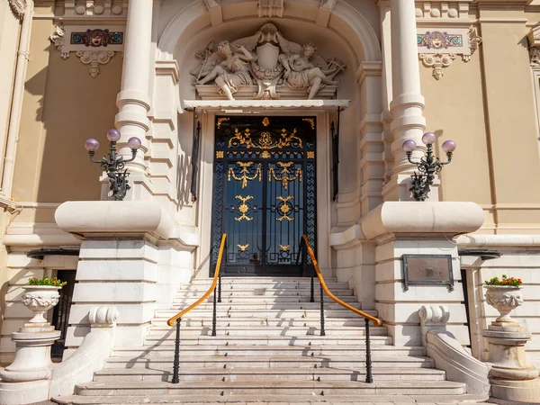 Monte Carlo Monaco Oktober 2019 Furstendömet Monaco Typiska Arkitektoniska Detaljer — Stockfoto