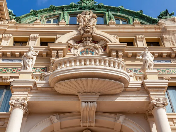 Monte Carlo Monaco Ottobre 2019 Principato Monaco Dettagli Architettonici Tipici — Foto Stock