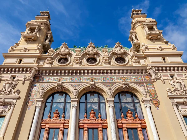 Monte Carlo Monaco October 2019 Principality Monaco Typical Architectural Details — Stock Photo, Image