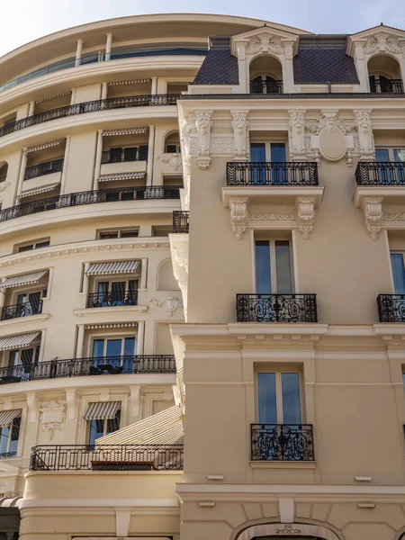 Monte Carlo Monaco October 2019 Typical Details Urban Architectural Ensemble — Stock Photo, Image