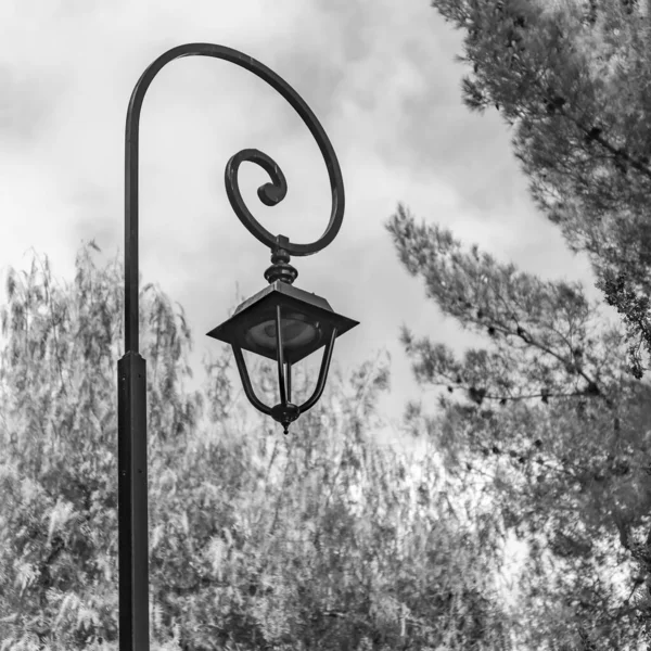 Monte Carlo Monaco October 2019 Beautiful Street Lamp — Stock Photo, Image