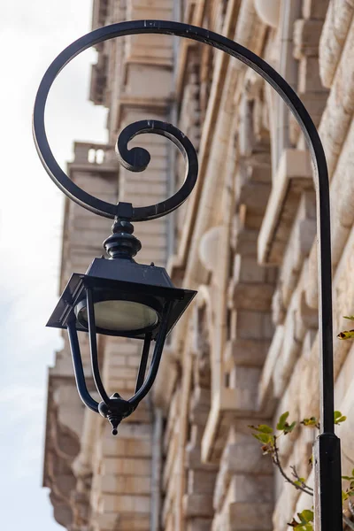 Monte Carlo Monako Října2019 Krásná Pouliční Lampa — Stock fotografie