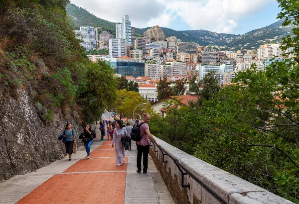 Monte Carlo Monaco October 2019 Beautiful View Historic Building Area — Stock Photo, Image