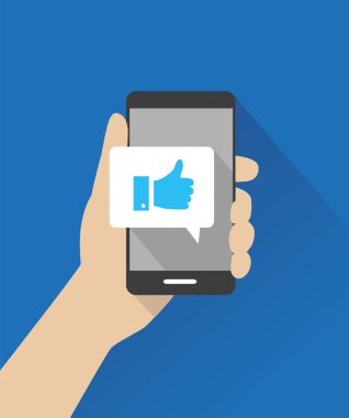 Mobil iletişim - düğmesi gibi