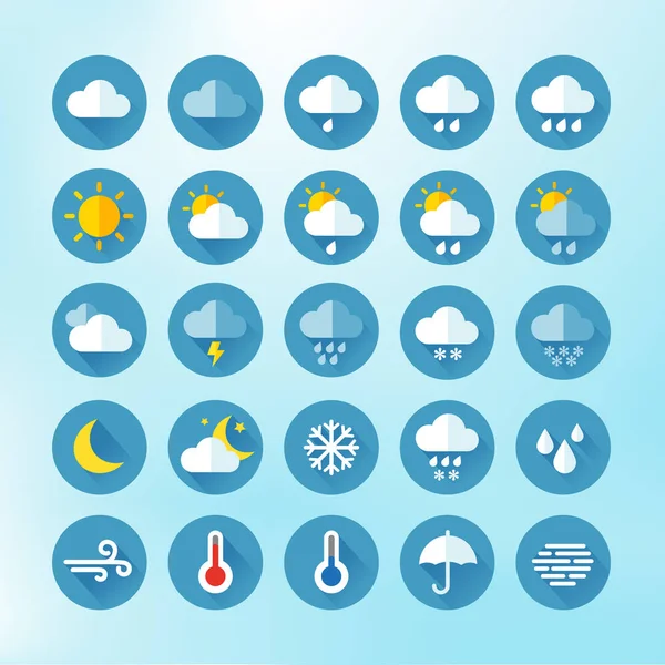 Weather Icons Collection — Stock Vector