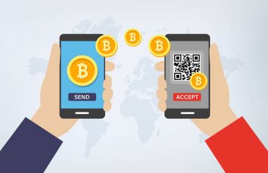 Akıllı telefonlar ve Qr kodları üzerinden Bitcoin işlem