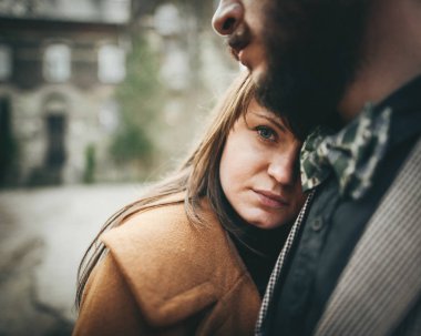 Romantik Çift yakın çekim