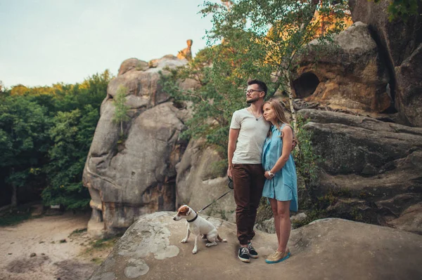 doğa dağ tepe ile köpek, Çift