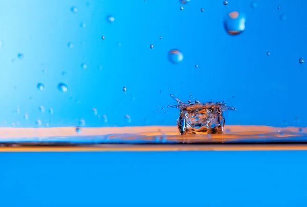 Gota de agua - foto abstracta —  Fotos de Stock