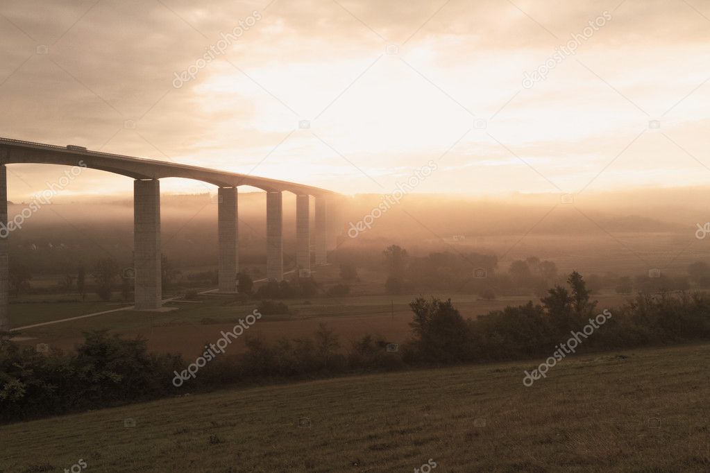 Large highway viaduct ( Hungary)