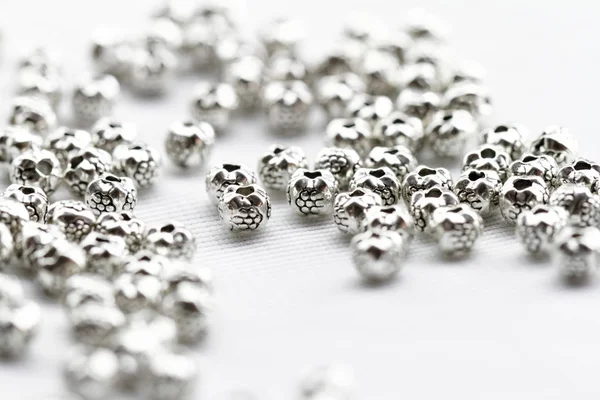 Perles métalliques - macro — Photo