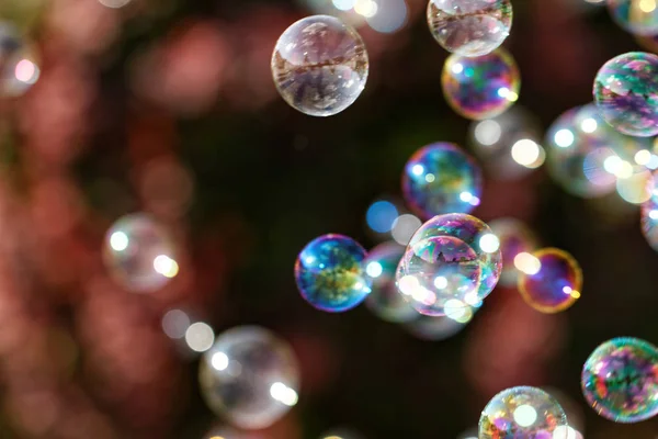 Burbujas de jabón - foto abstracta — Foto de Stock
