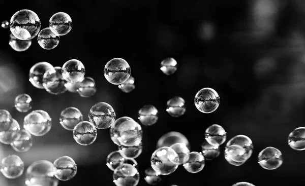 Mýdlové bubliny - pozadí — Stock fotografie