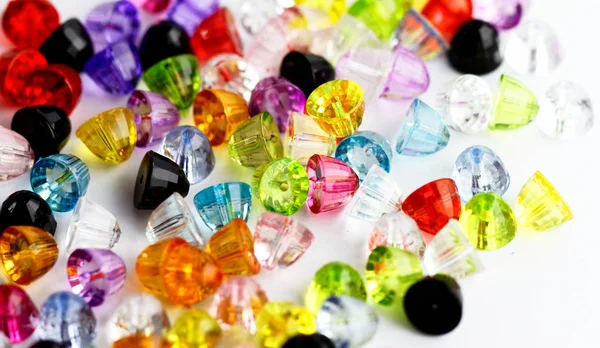 Shining multicolored beads — Stock Photo, Image