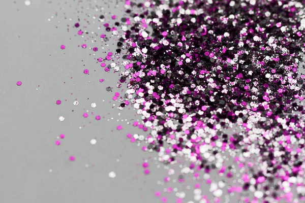 Pink glitter - macro photo — Stock Photo, Image