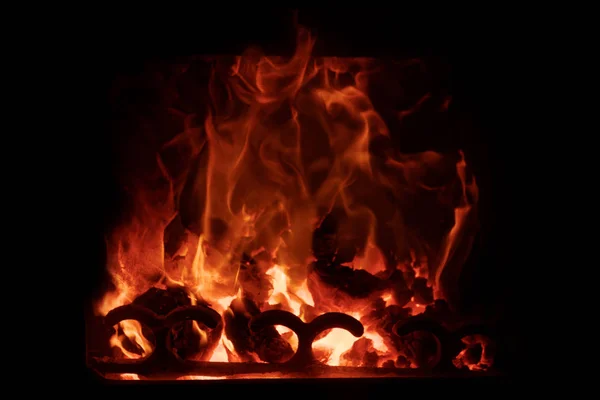 Fire flames - abstrakt foto — Stockfoto