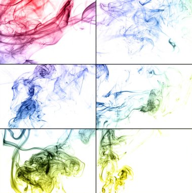 Arka plan - makro fotoğraf duman