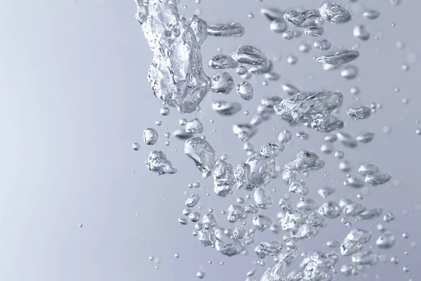 Bolhas de água - foto macro — Fotografia de Stock