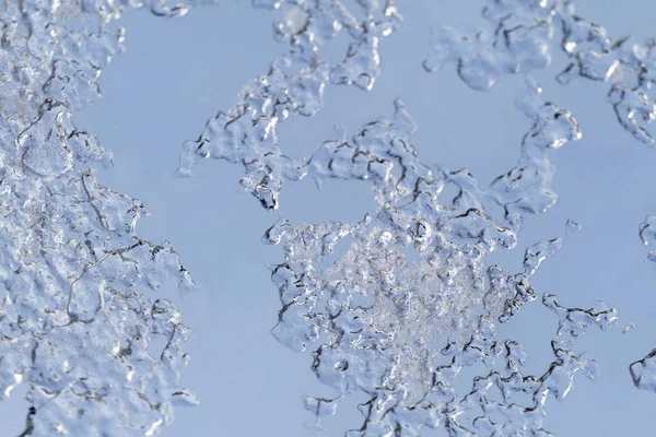 Gelo da janela — Fotografia de Stock