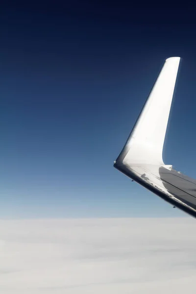 Airplane wing - close up photo — Stock Photo, Image