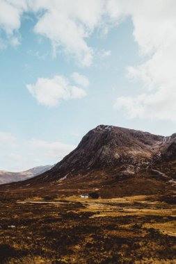 Glencoe dağlar güneşli 