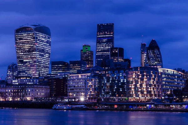 A londoni City pénzügyi kerület — Stock Fotó