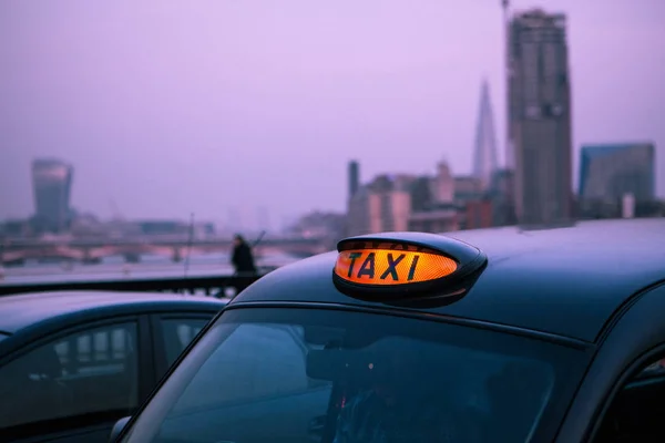 Londoner Taxiwagen — Stockfoto